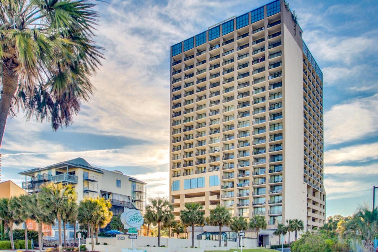 Lively Views From The Balcony At Ocean Forest Plaza Myrtle Beach Exterior photo