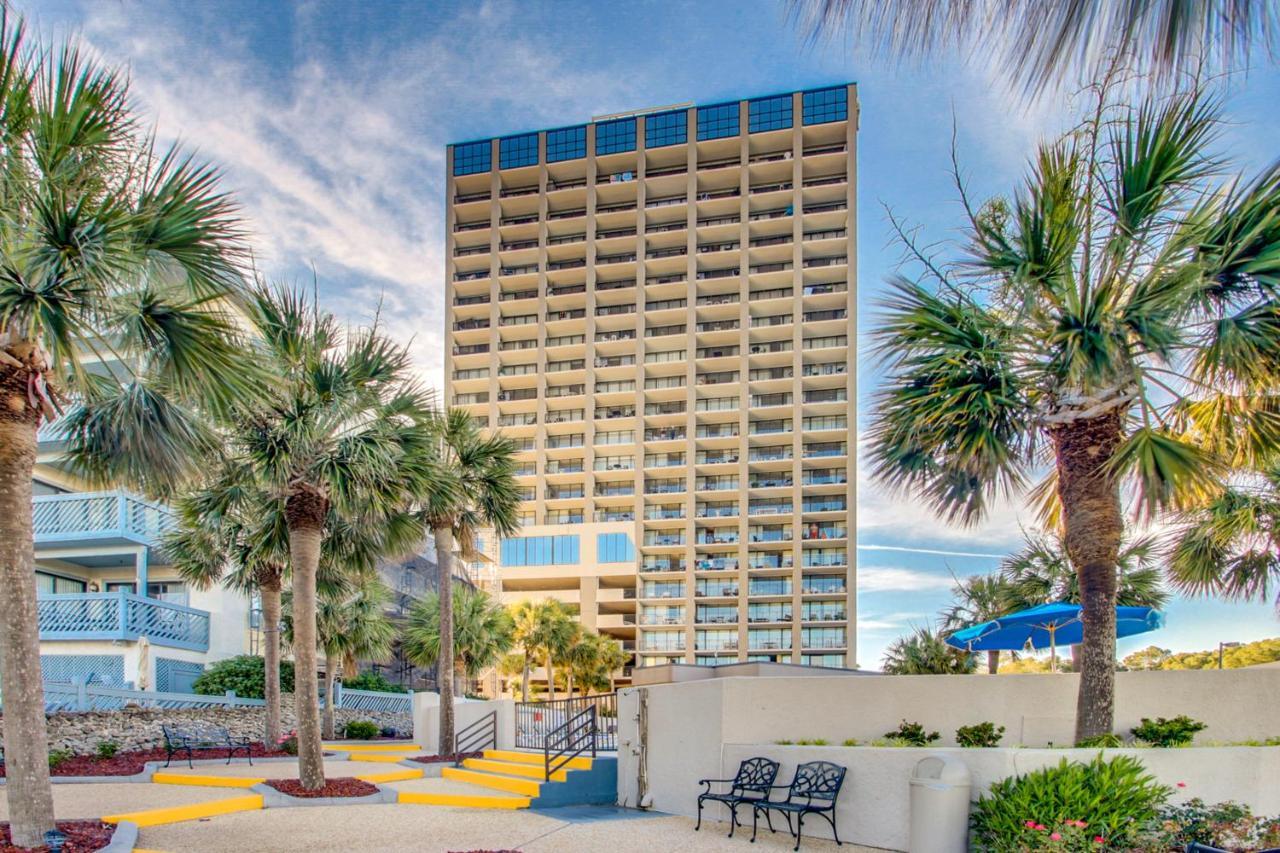 Lively Views From The Balcony At Ocean Forest Plaza Myrtle Beach Exterior photo