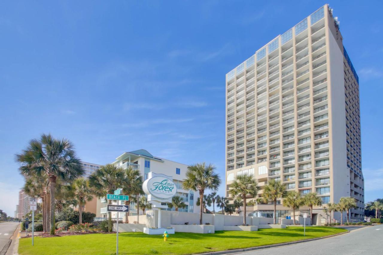 Lively Views From The Balcony At Ocean Forest Plaza Myrtle Beach Exterior photo