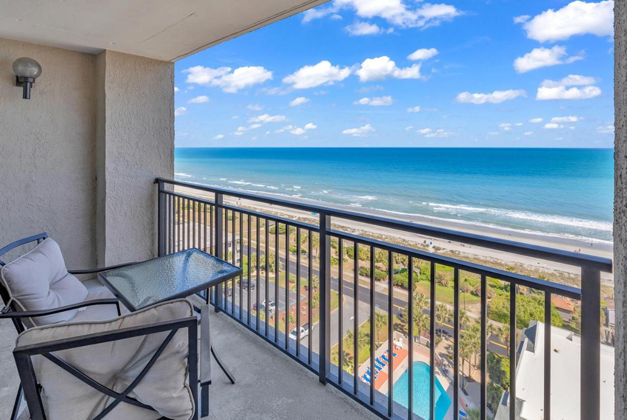 Lively Views From The Balcony At Ocean Forest Plaza Myrtle Beach Exterior photo